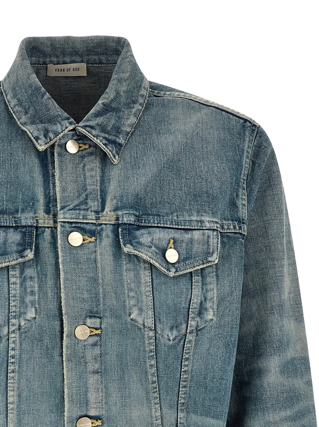 Blue Cotton Denim Jacket