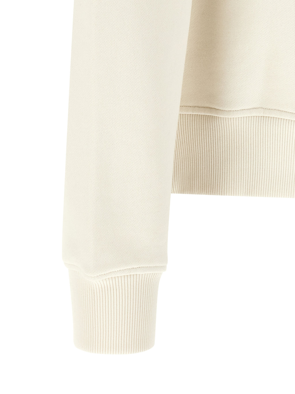 White Cotton Sweatshirt