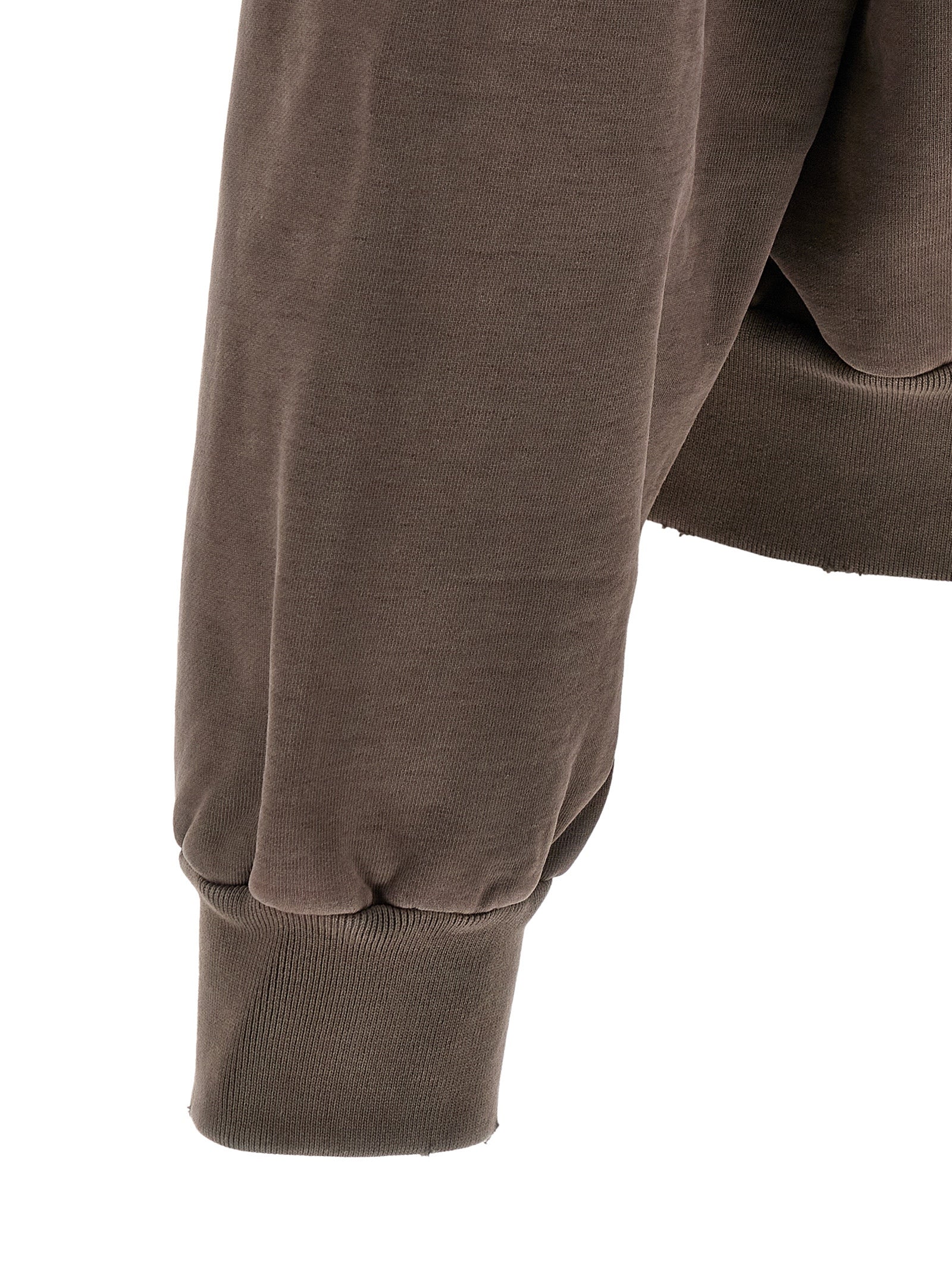 Brown Cotton Sweatshirt
