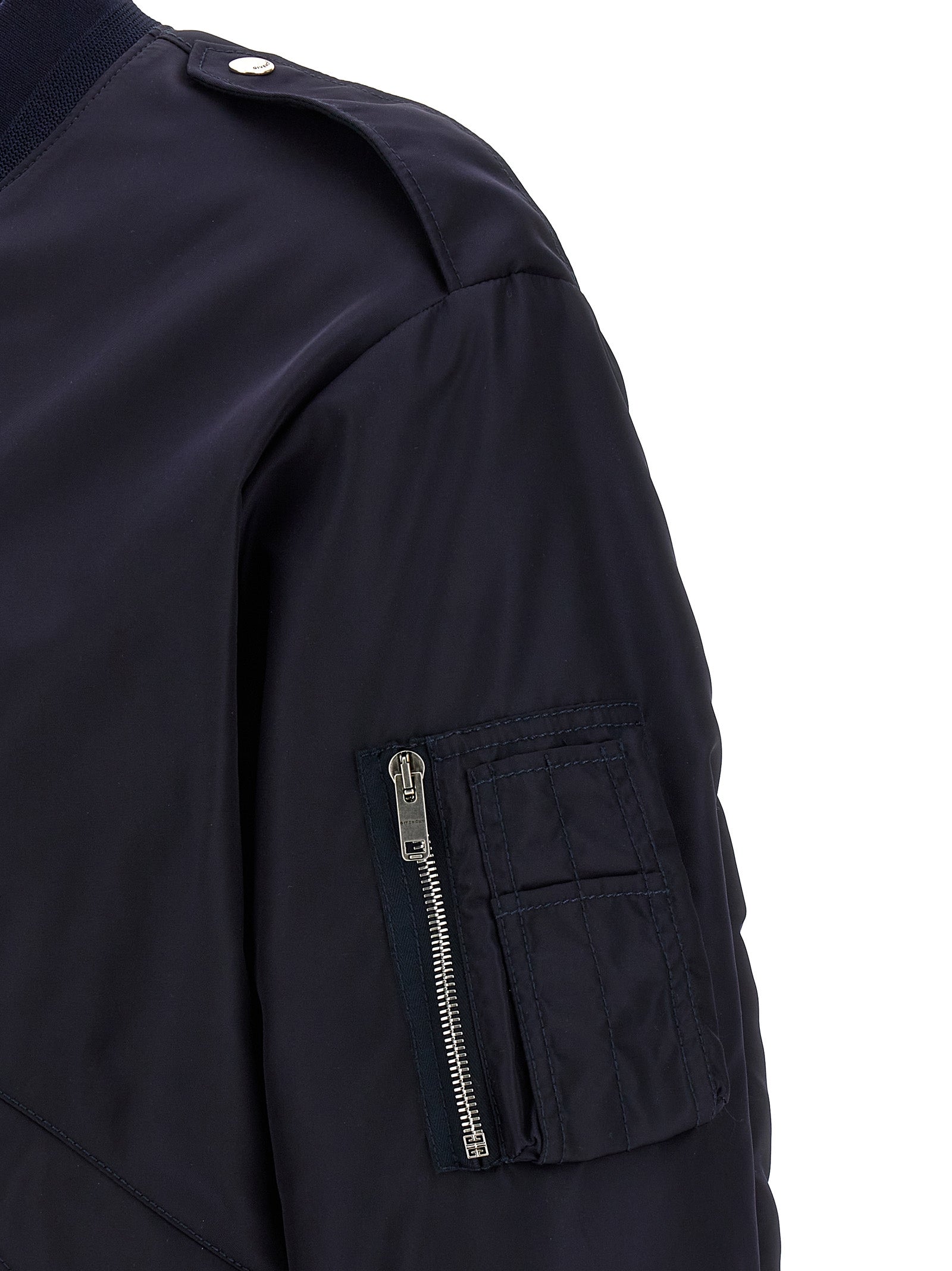 Blue Polyamide Bomber