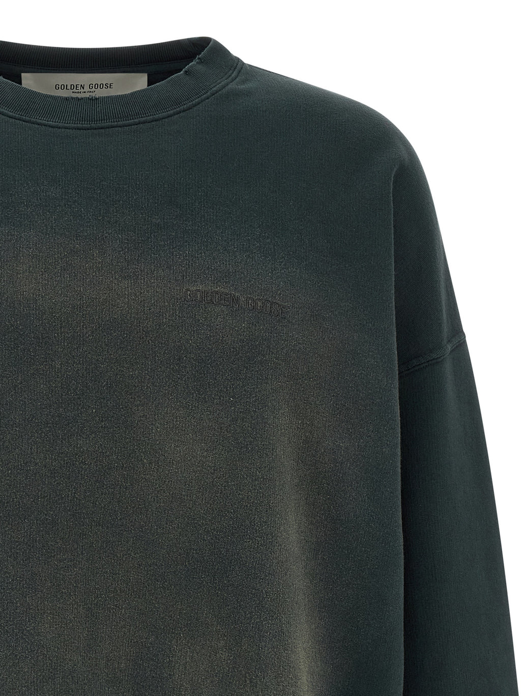 Black Cotton Sweatshirt