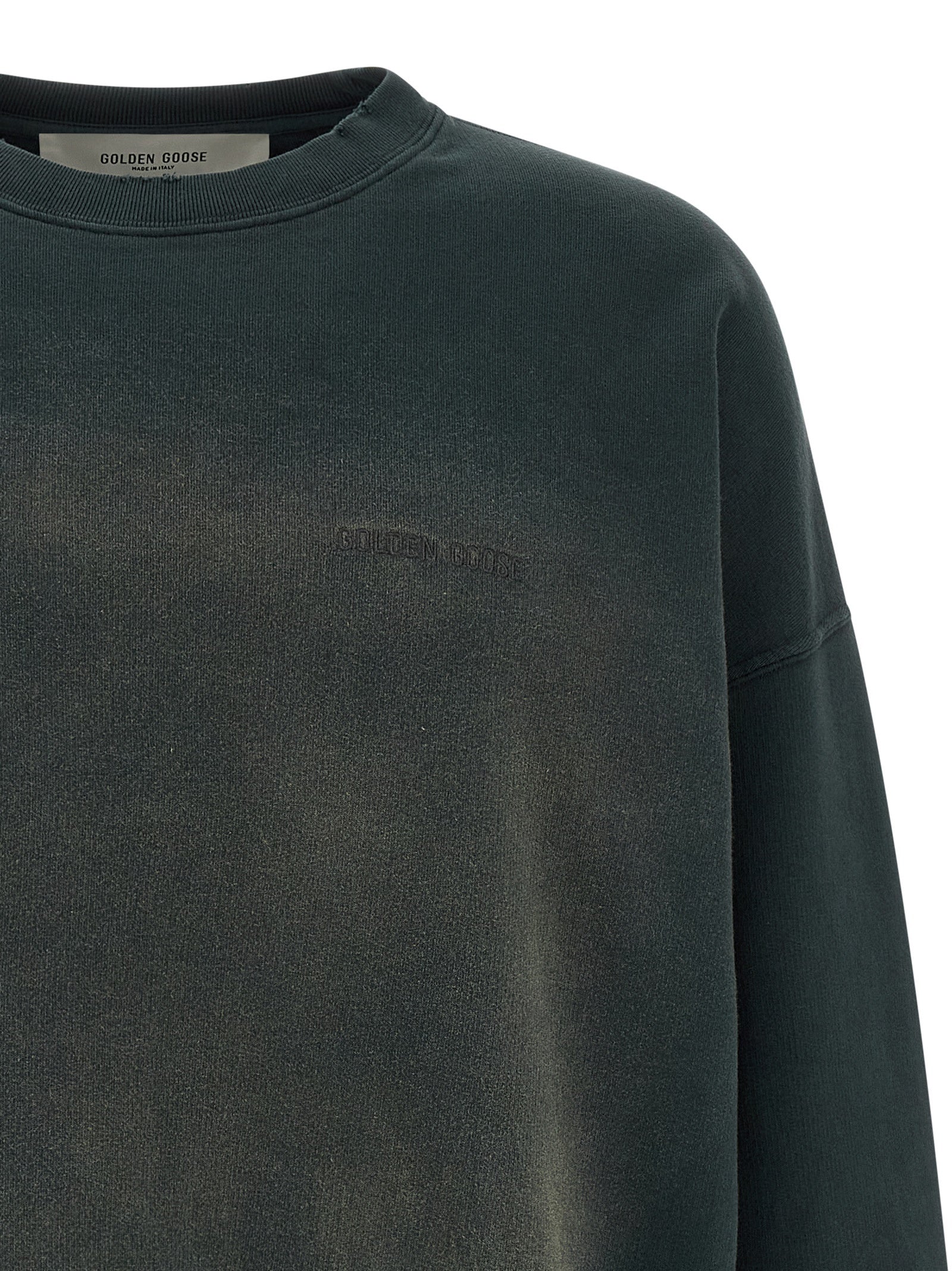 Black Cotton Sweatshirt