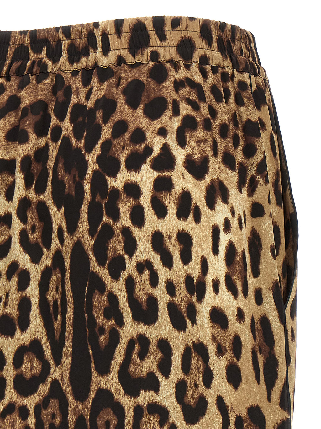 Brown Silk Bermuda Shorts