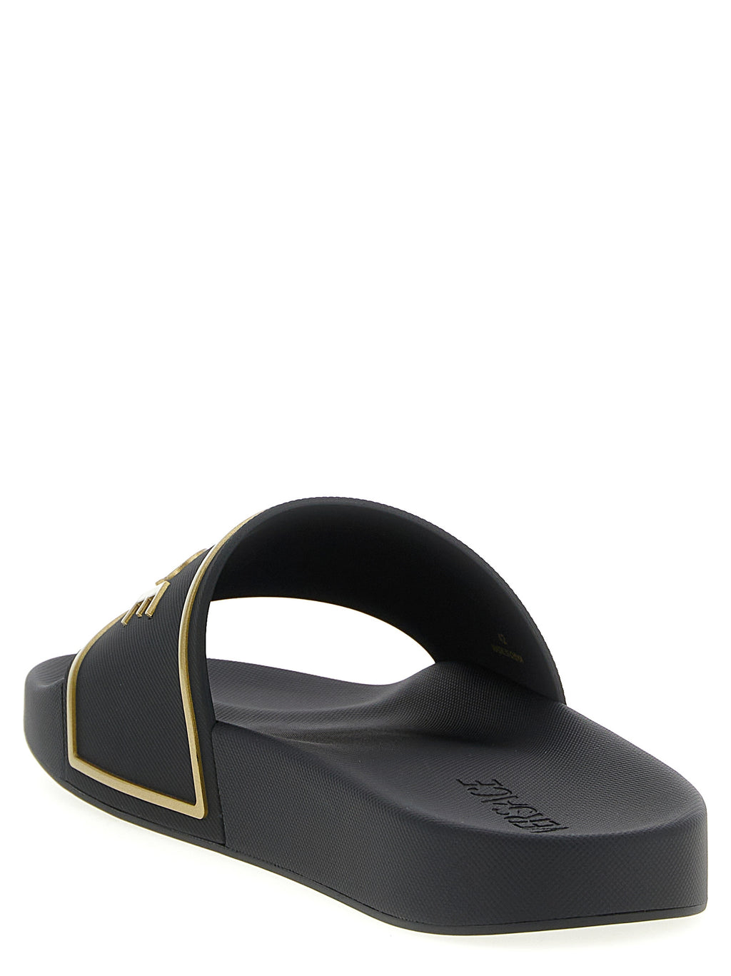 Black Polyurethane Slides