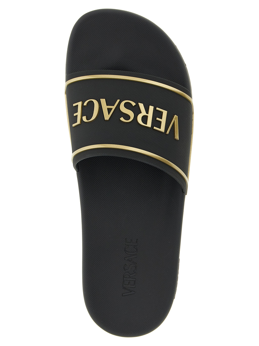 Black Polyurethane Slides