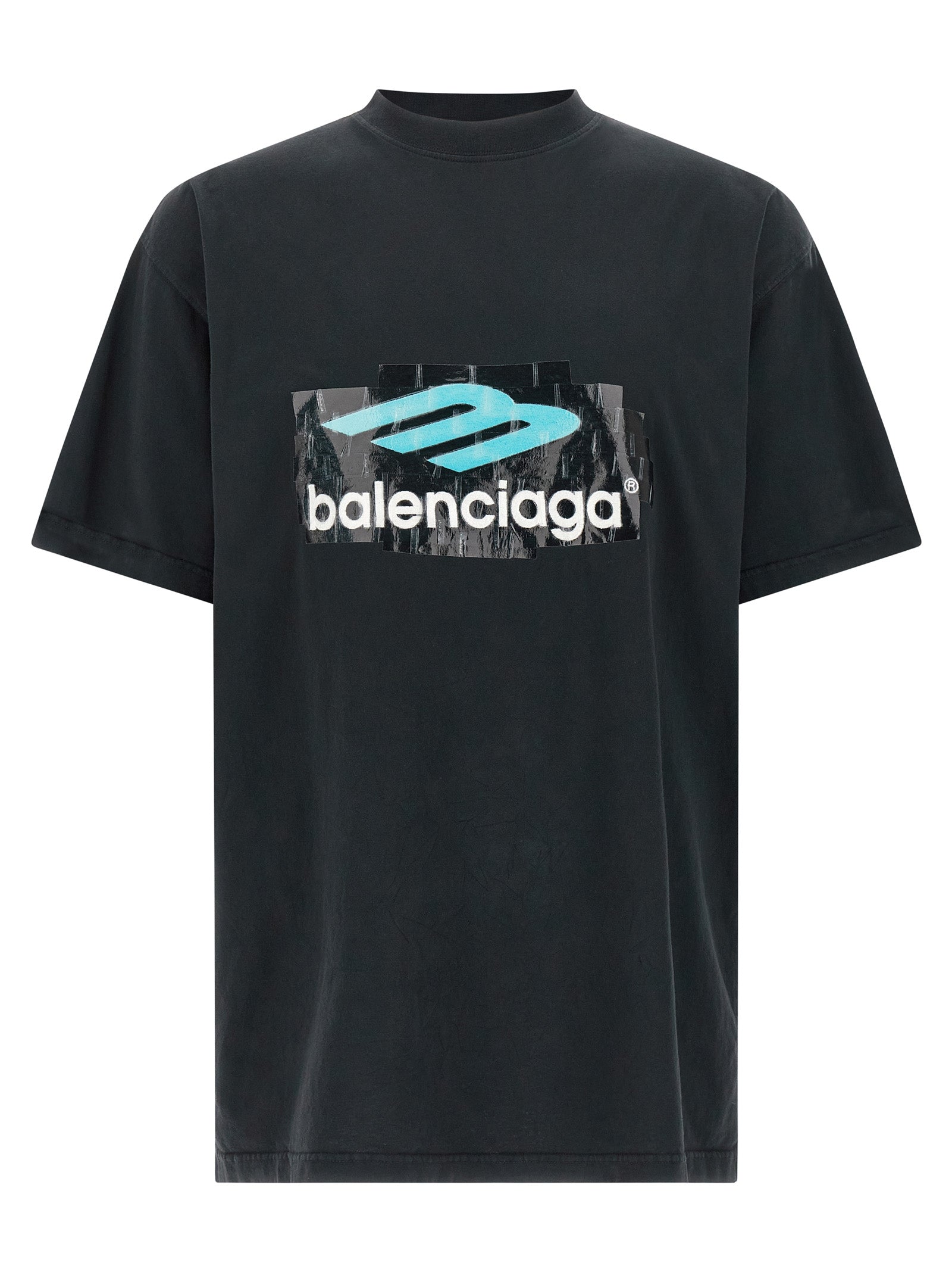 Black Cotton T-Shirt