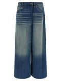 Blue Cotton Jeans Denim
