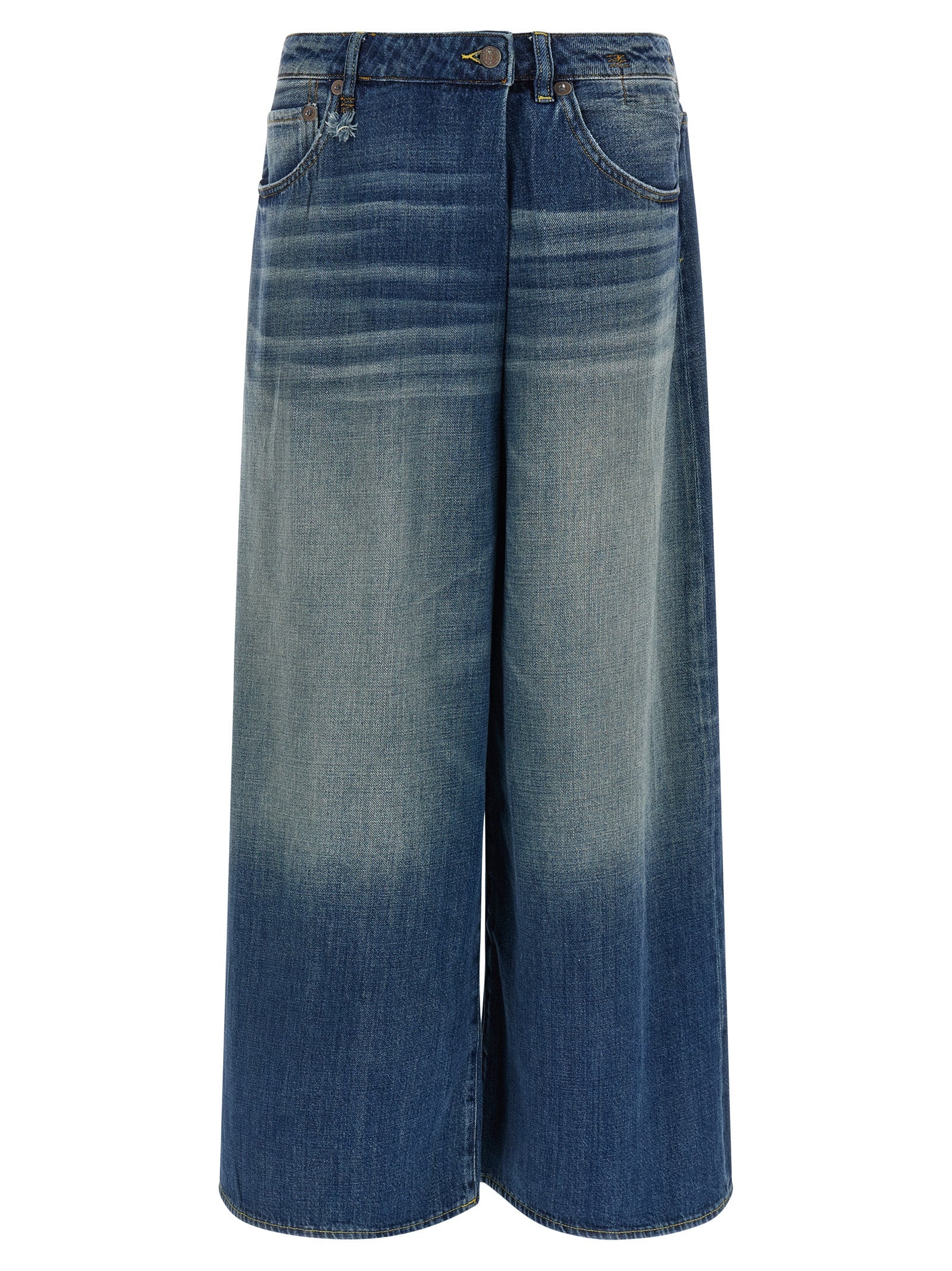 Blue Cotton Jeans Denim