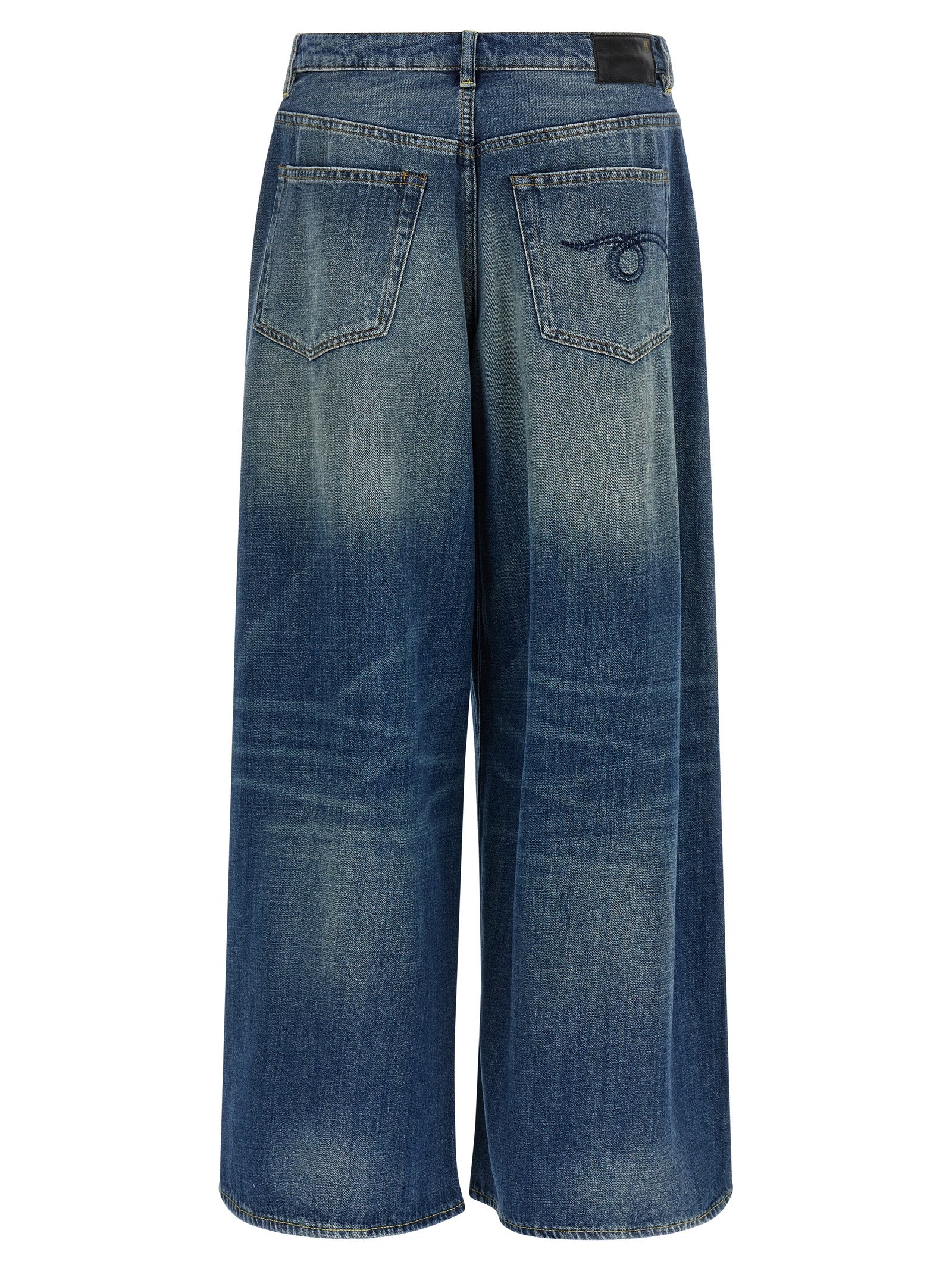 Blue Cotton Jeans Denim