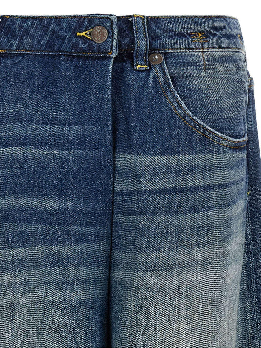 Blue Cotton Jeans Denim