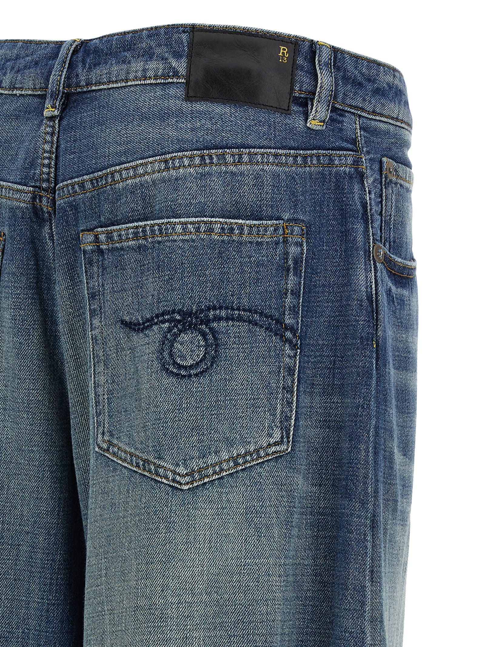 Blue Cotton Jeans Denim