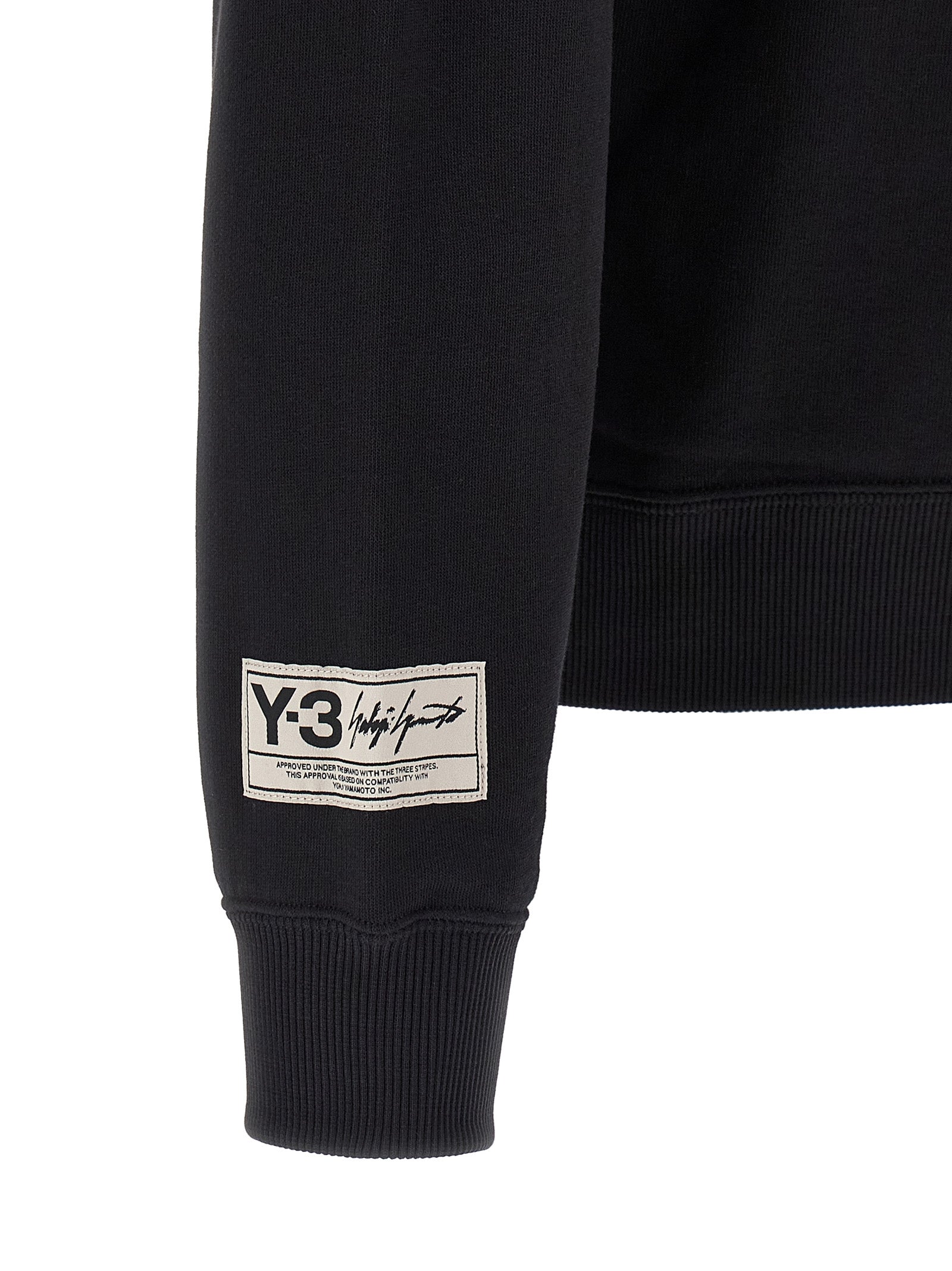Black Cotton Sweatshirt