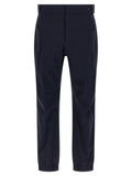 Blue Polyamide Joggers (Workout Pants)
