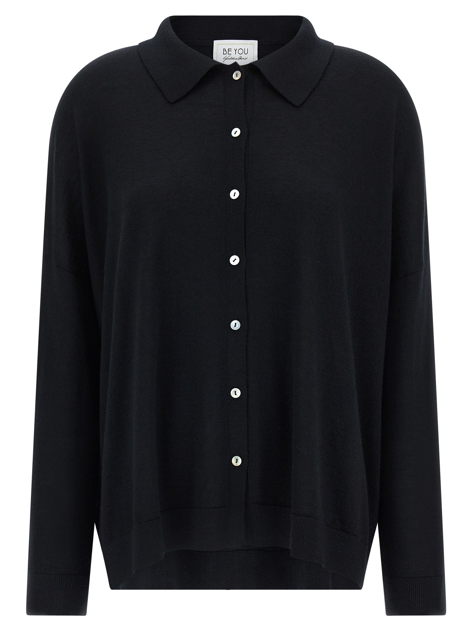 Black Cashmere Cardigan