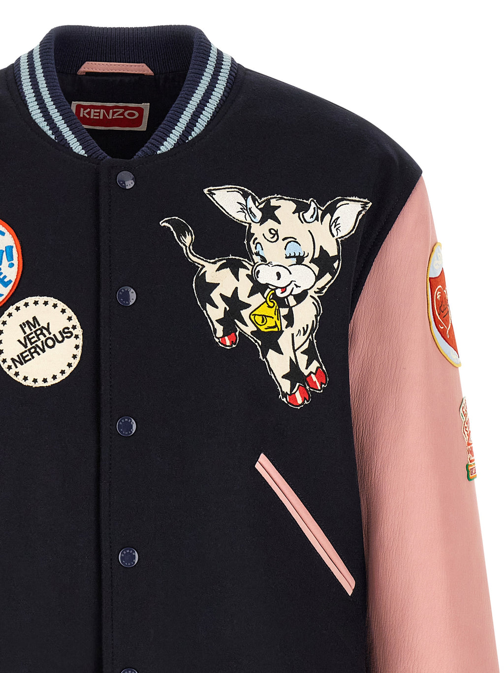 Multicolor Wool Bomber