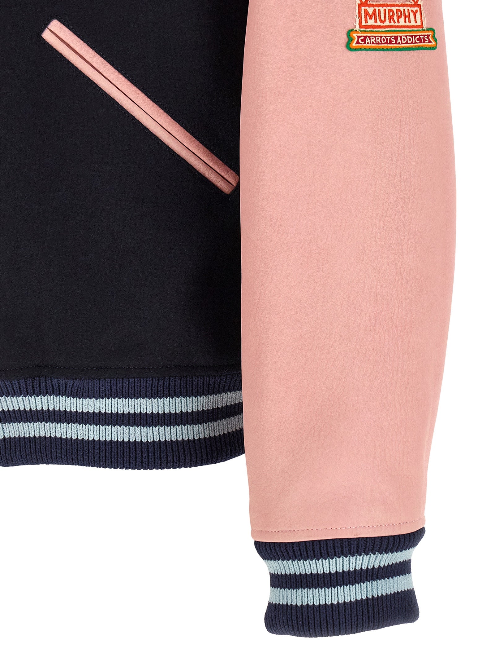 Multicolor Wool Bomber
