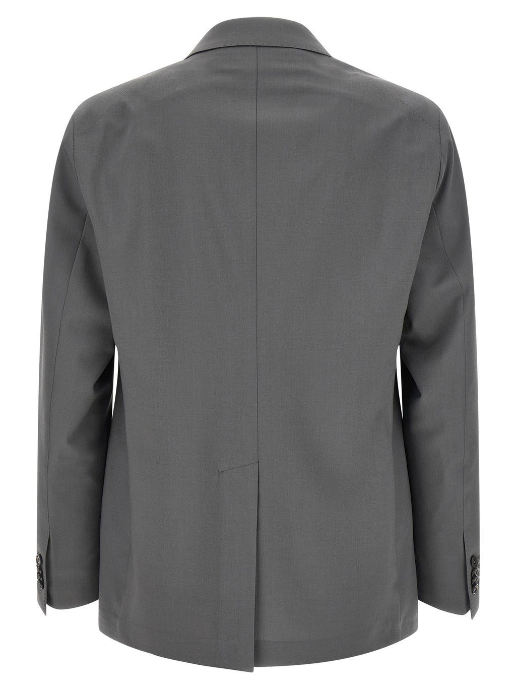 Gray Virgin Wool Two-Piece Suit