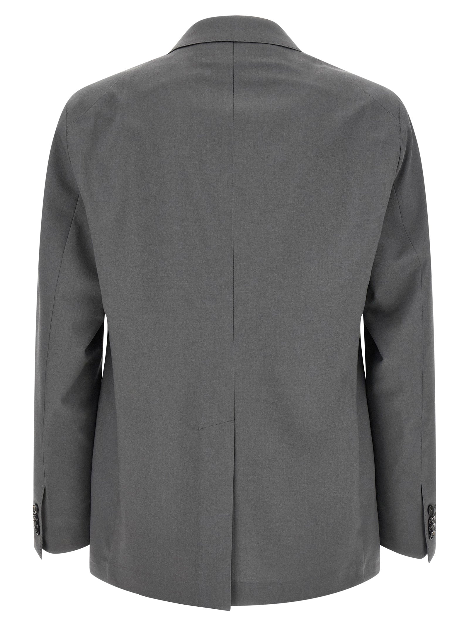 Gray Virgin Wool Two-Piece Suit