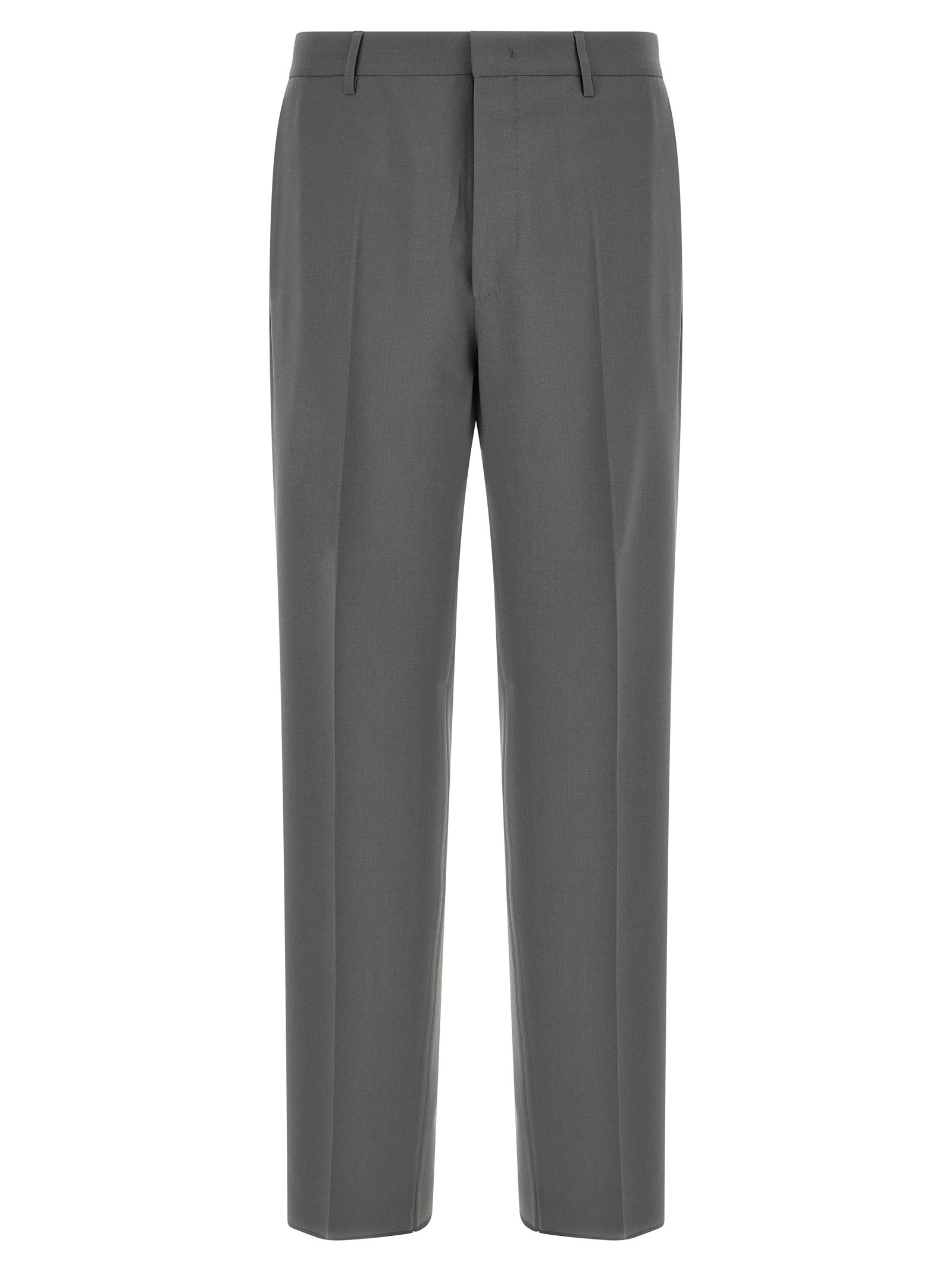 Gray Virgin Wool Two-Piece Suit