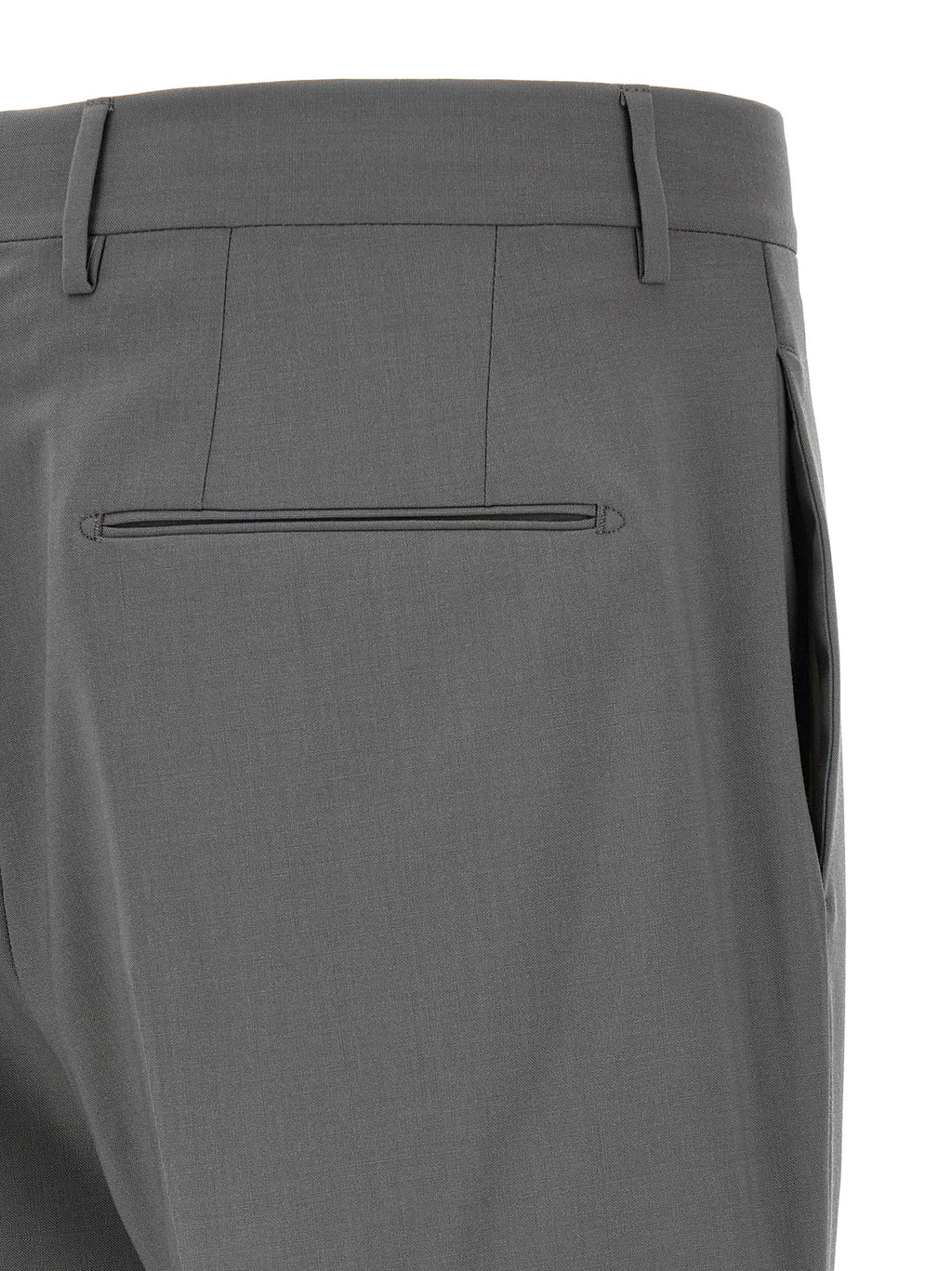 Gray Virgin Wool Two-Piece Suit