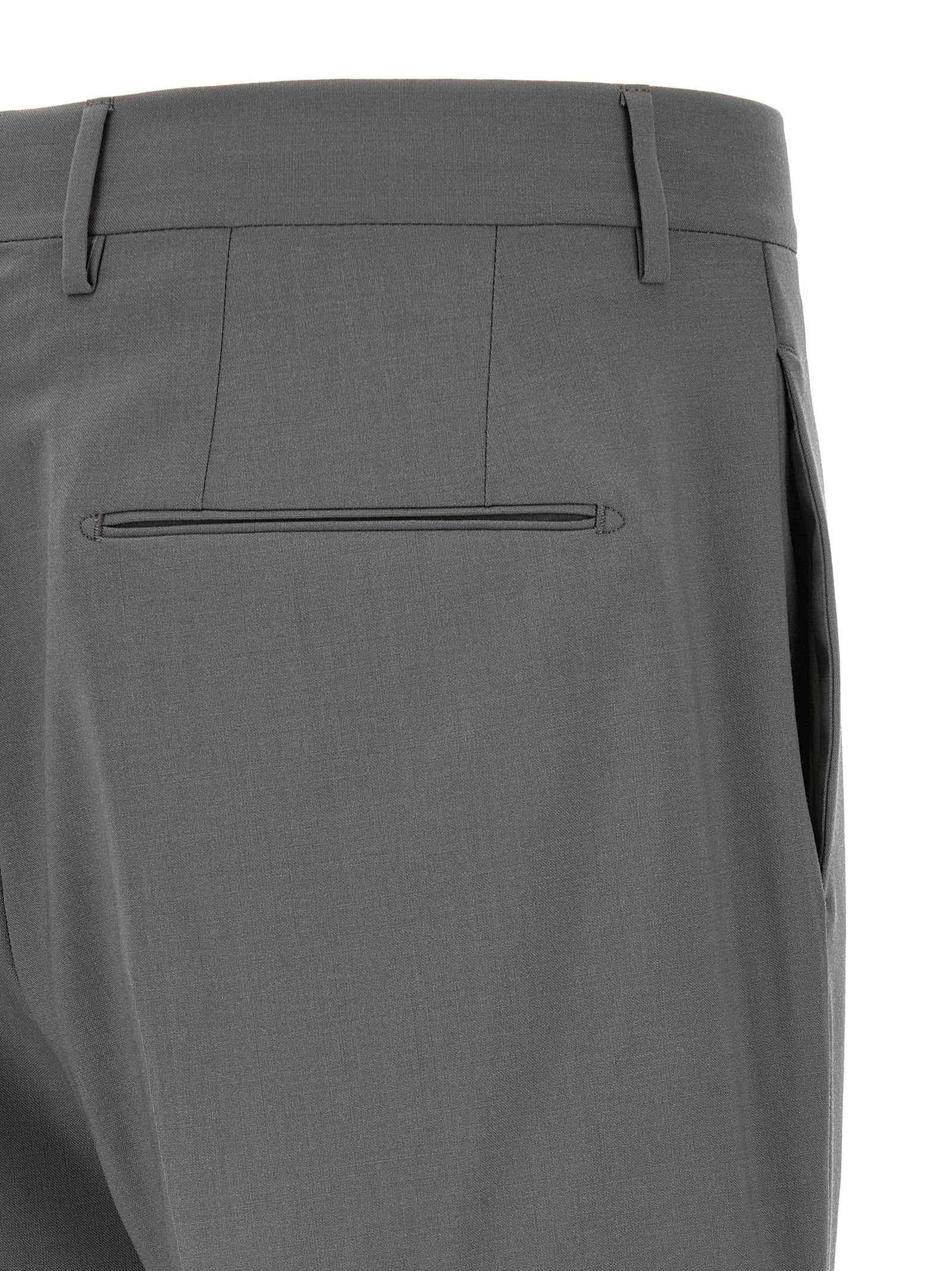 Gray Virgin Wool Two-Piece Suit