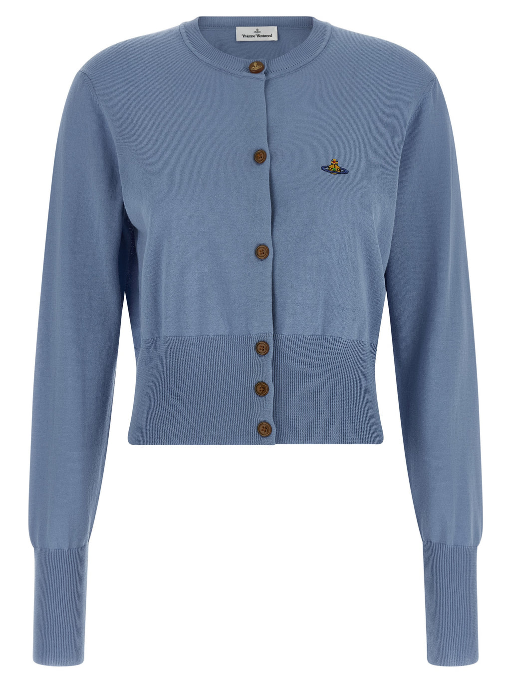 Blue Cotton Cardigan