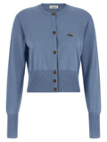Blue Cotton Cardigan