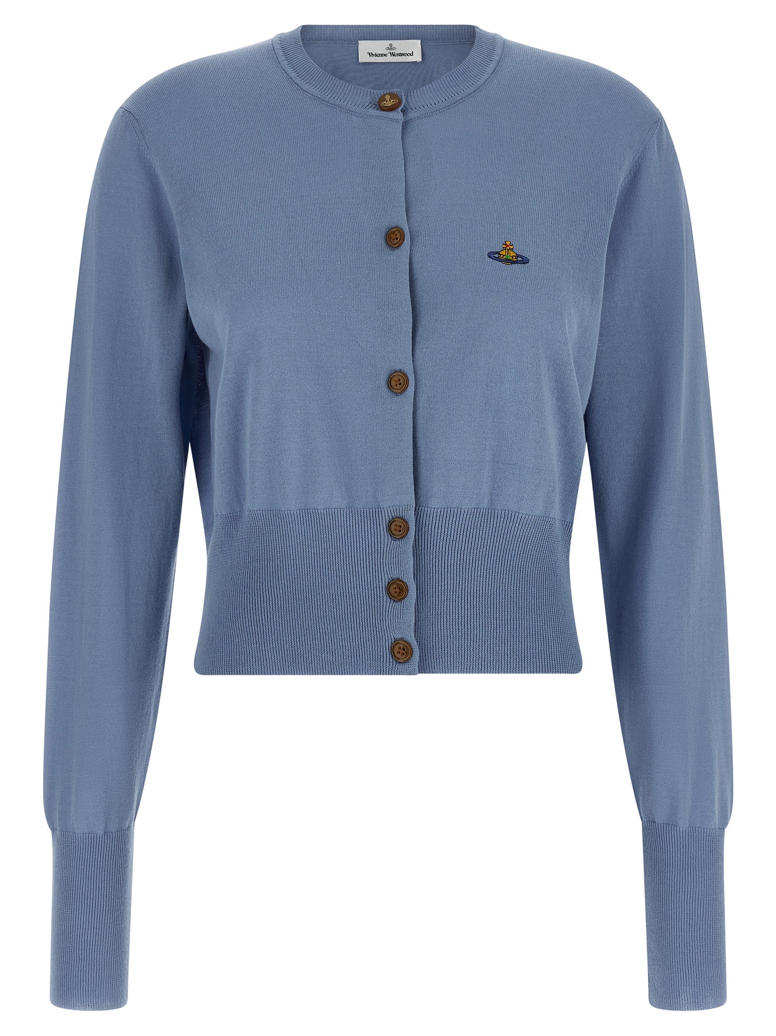Blue Cotton Cardigan