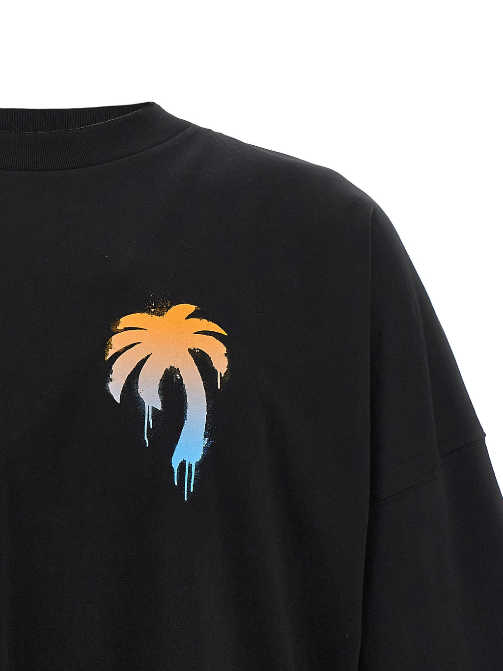 Black Cotton T-Shirt