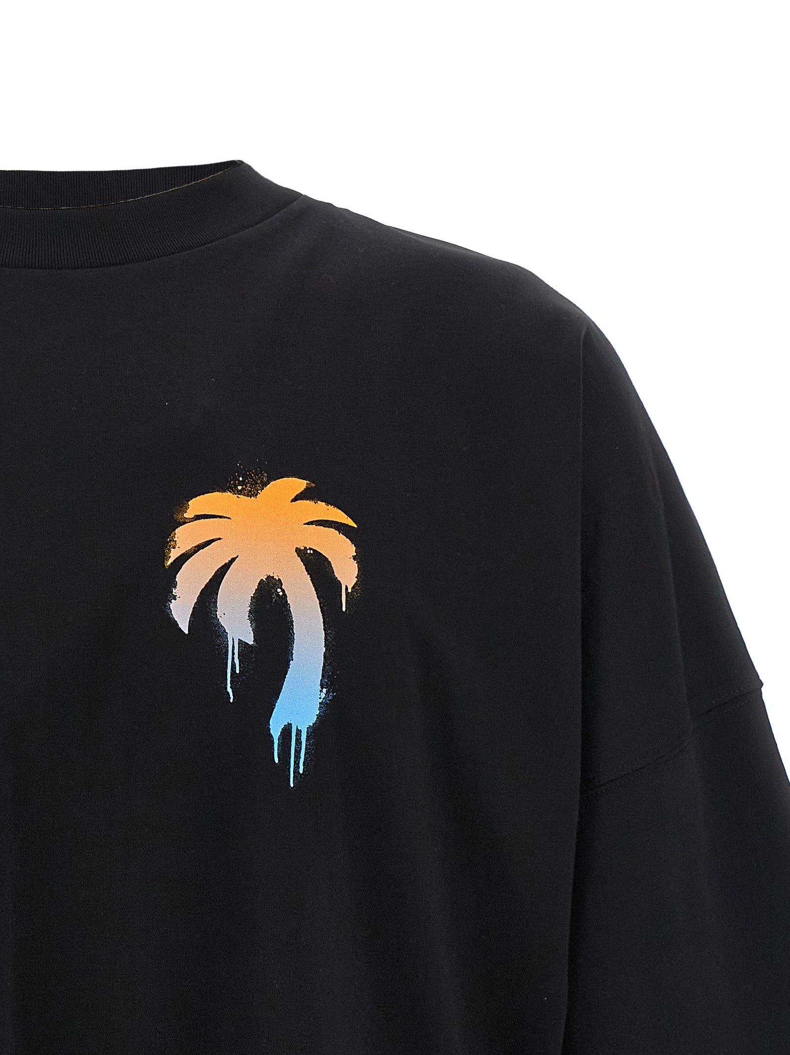 Black Cotton T-Shirt
