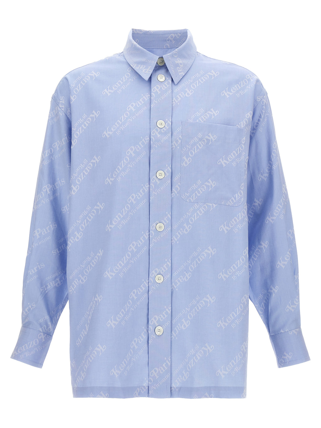 Blue Cotton Blouse