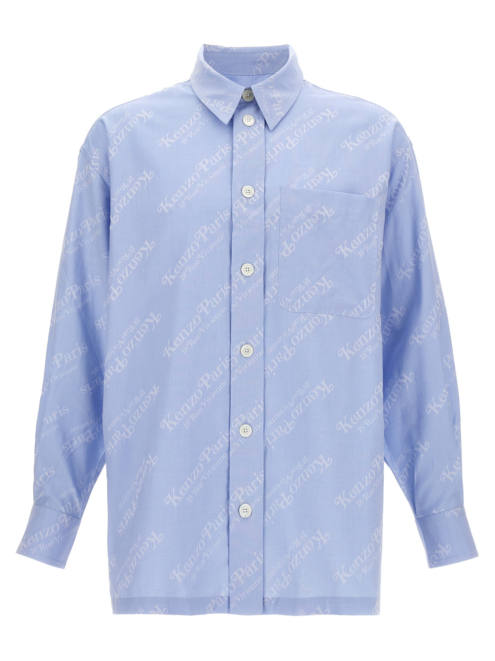 Blue Cotton Blouse