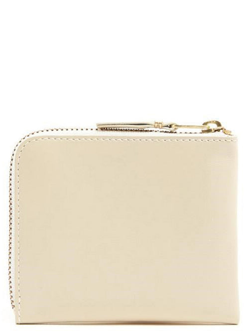 Beige Cowhide Cardholder