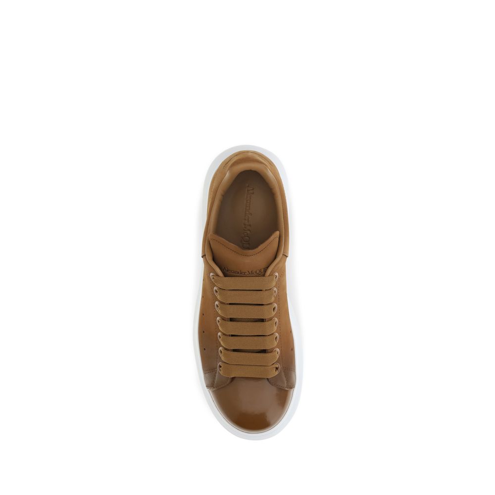 Brown Calf Leather Bos Taurus Chunky Sneakers