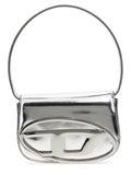 Silver Cowhide Shoulder Bag