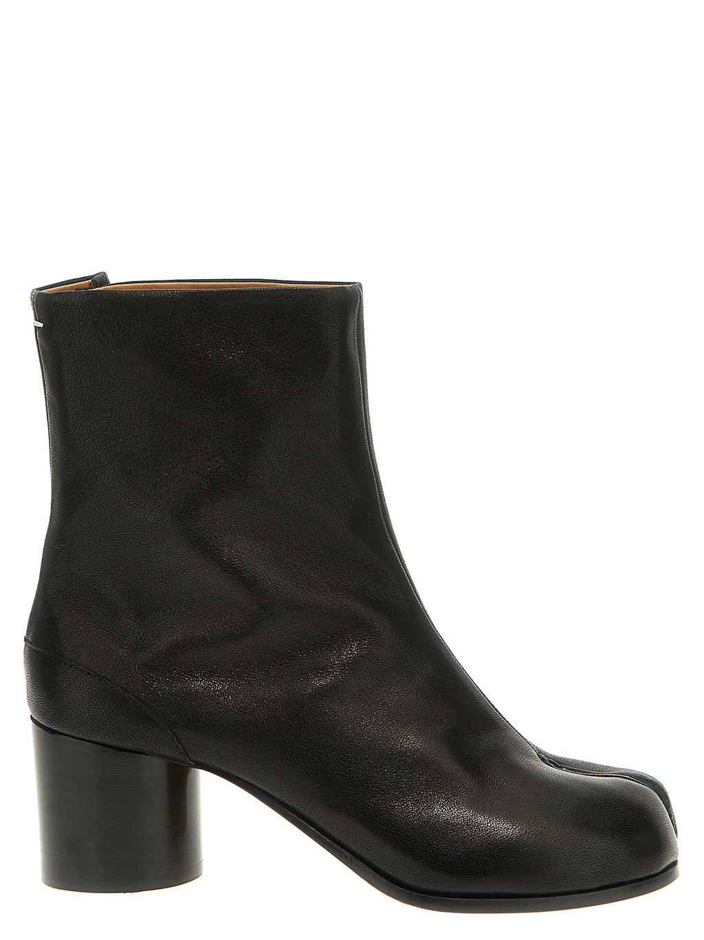 Black Napa Leather / Calf Bos Taurus Ankle Boots