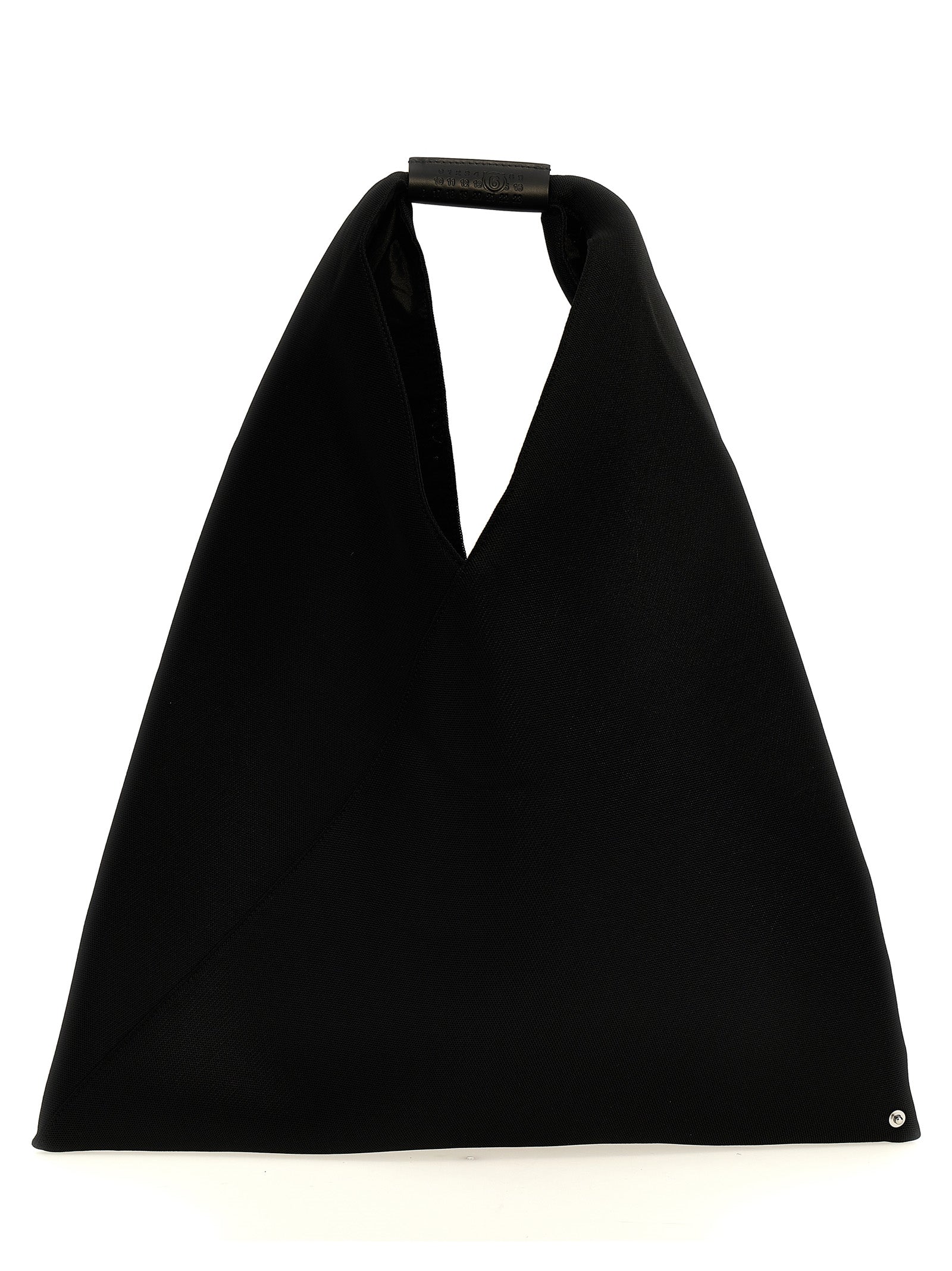 Black Polyester Shoulder Bag