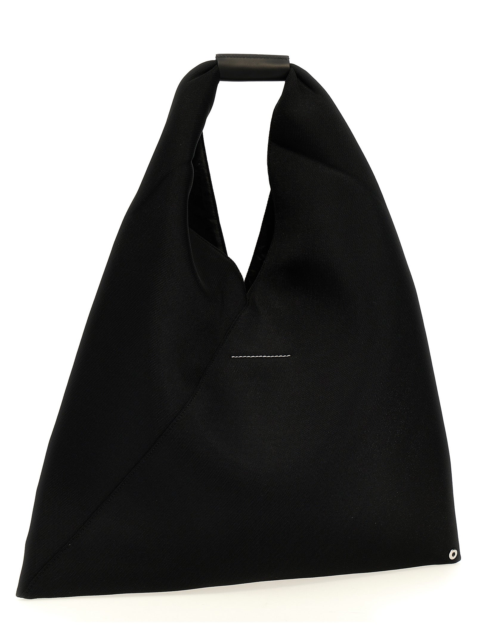 Black Polyester Shoulder Bag