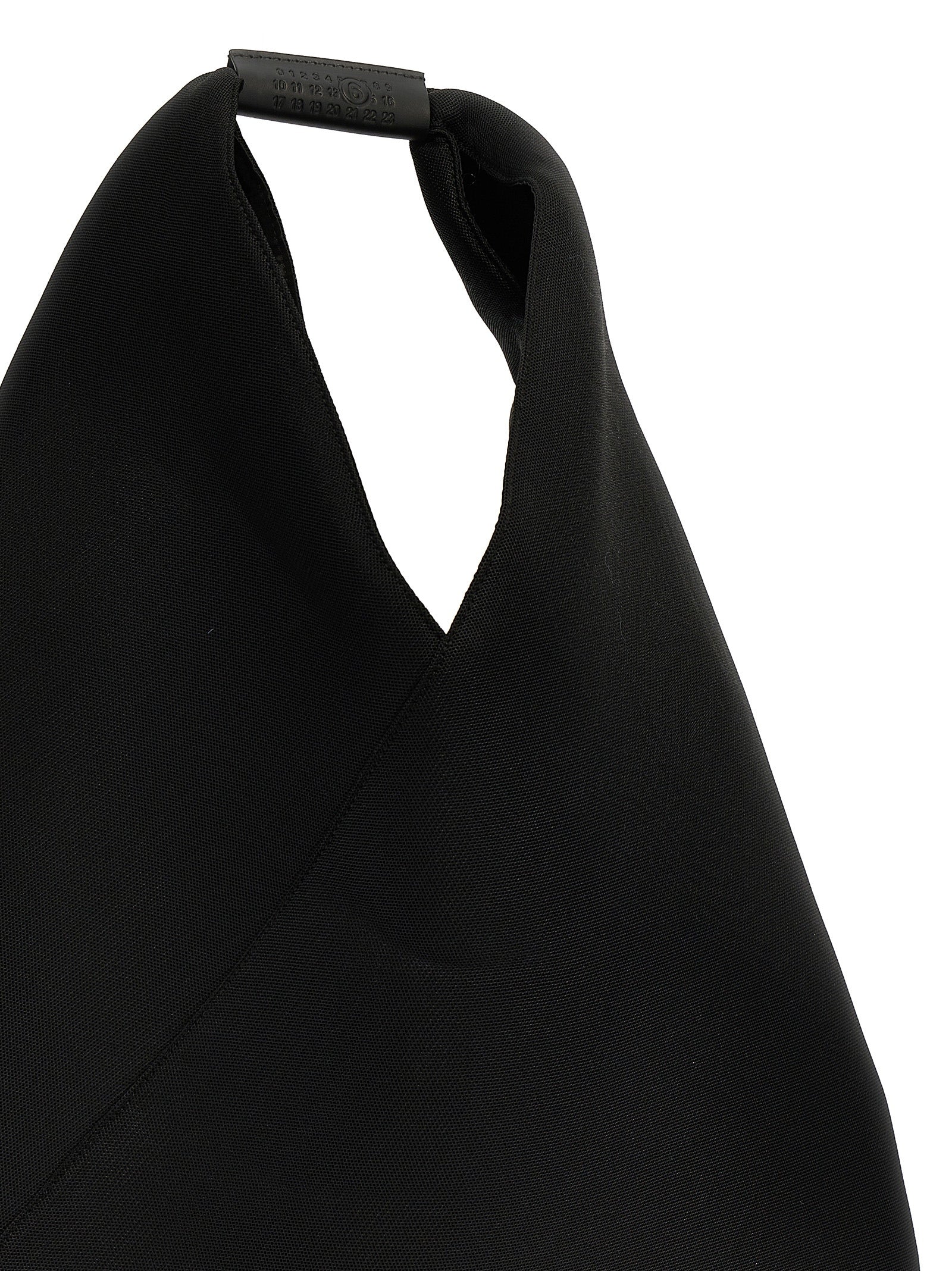 Black Polyester Shoulder Bag