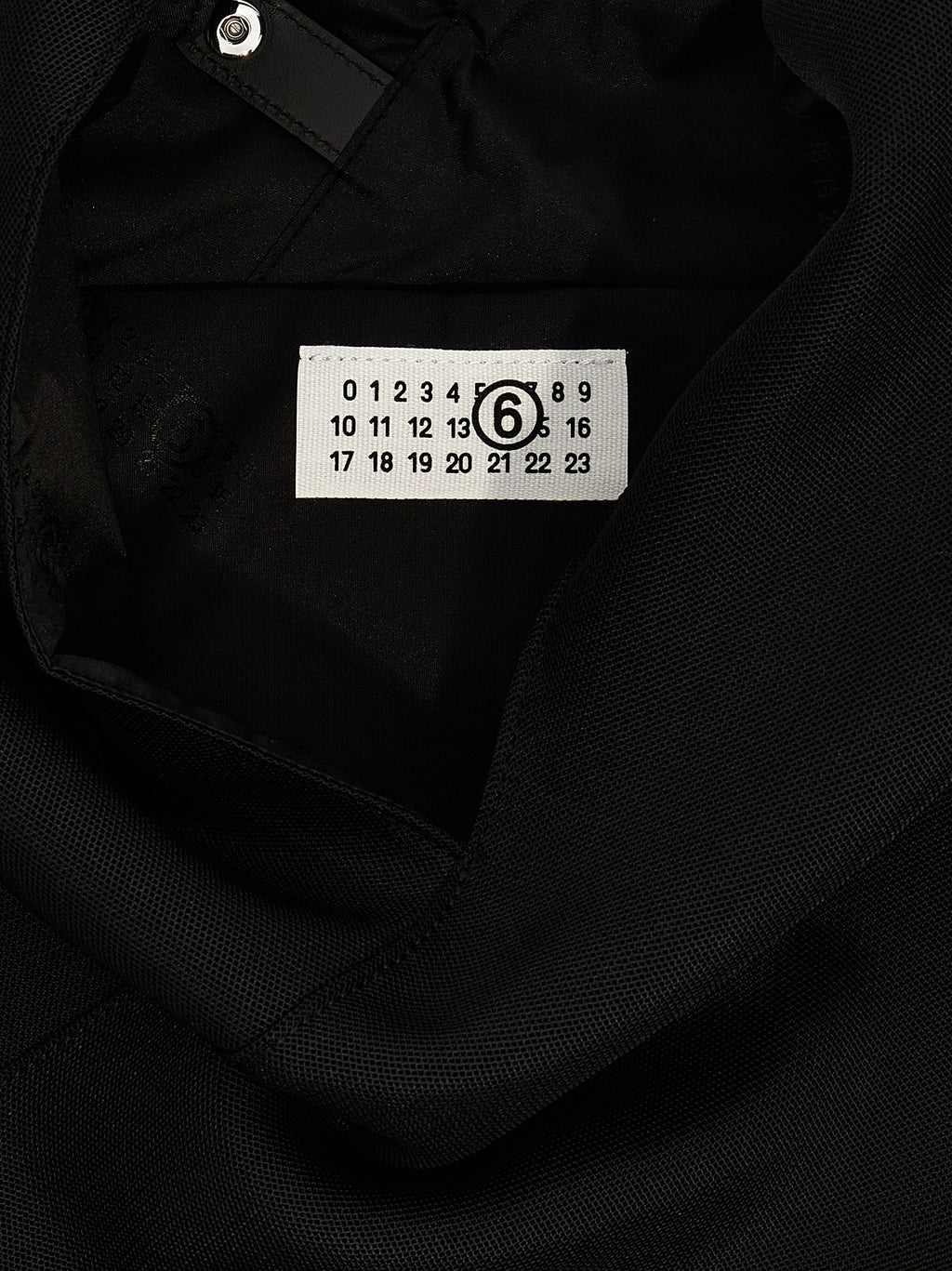 Black Polyester Shoulder Bag