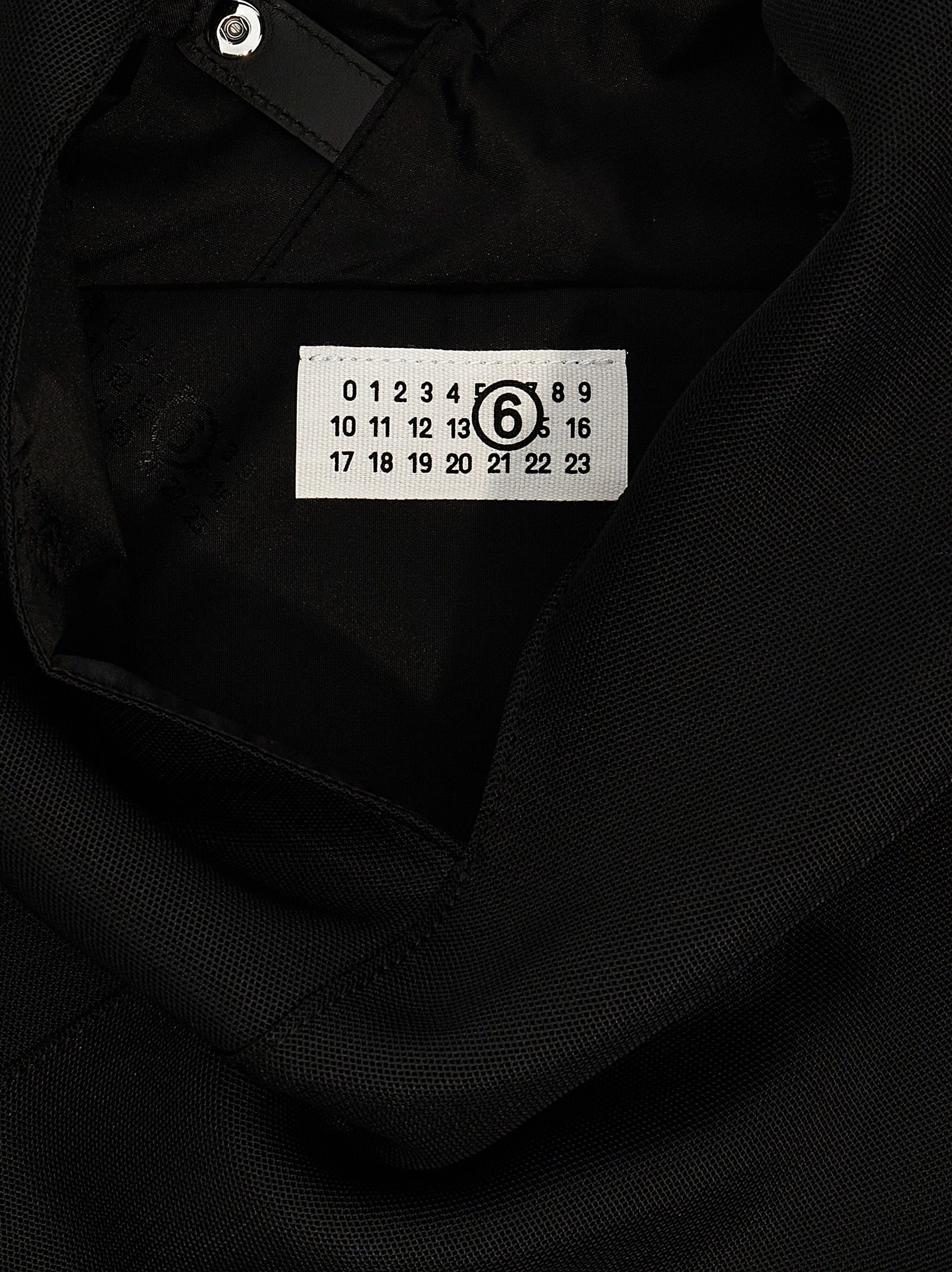 Black Polyester Shoulder Bag