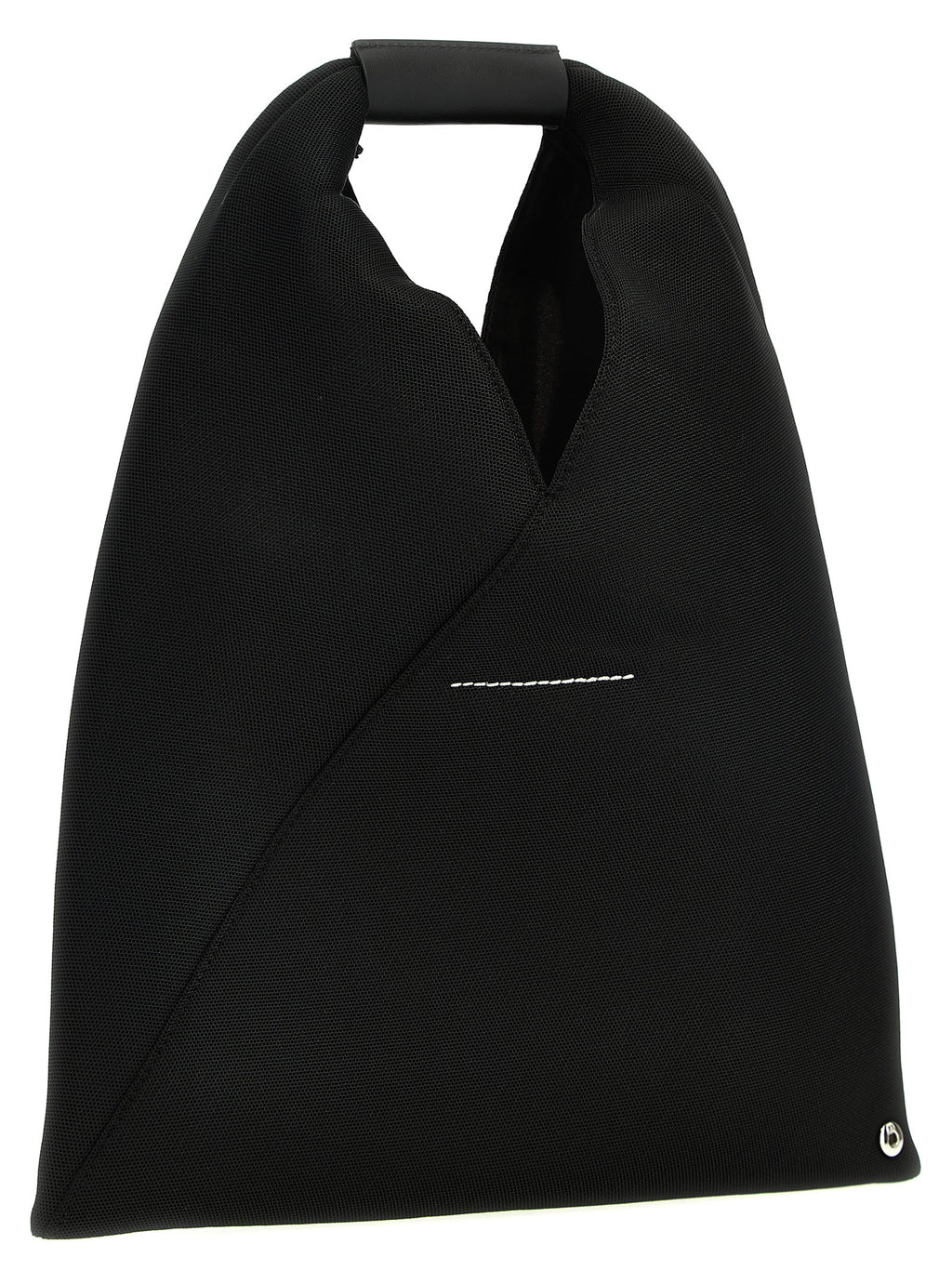 Black Polyester Shoulder Bag