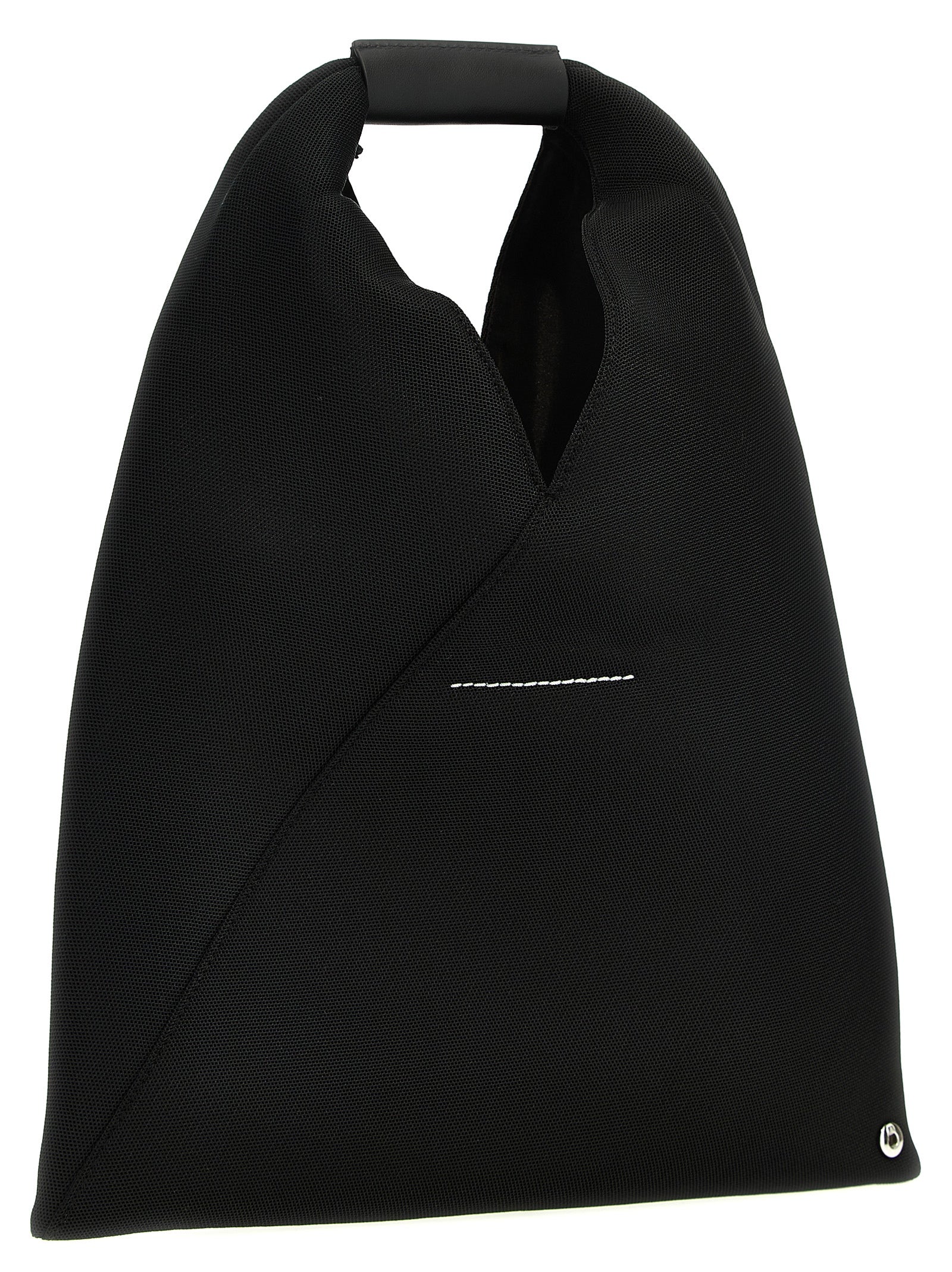 Black Polyester Shoulder Bag