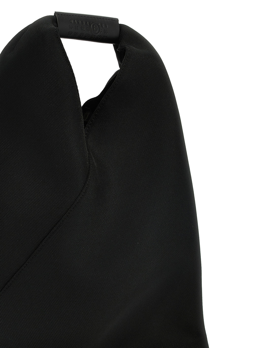 Black Polyester Shoulder Bag