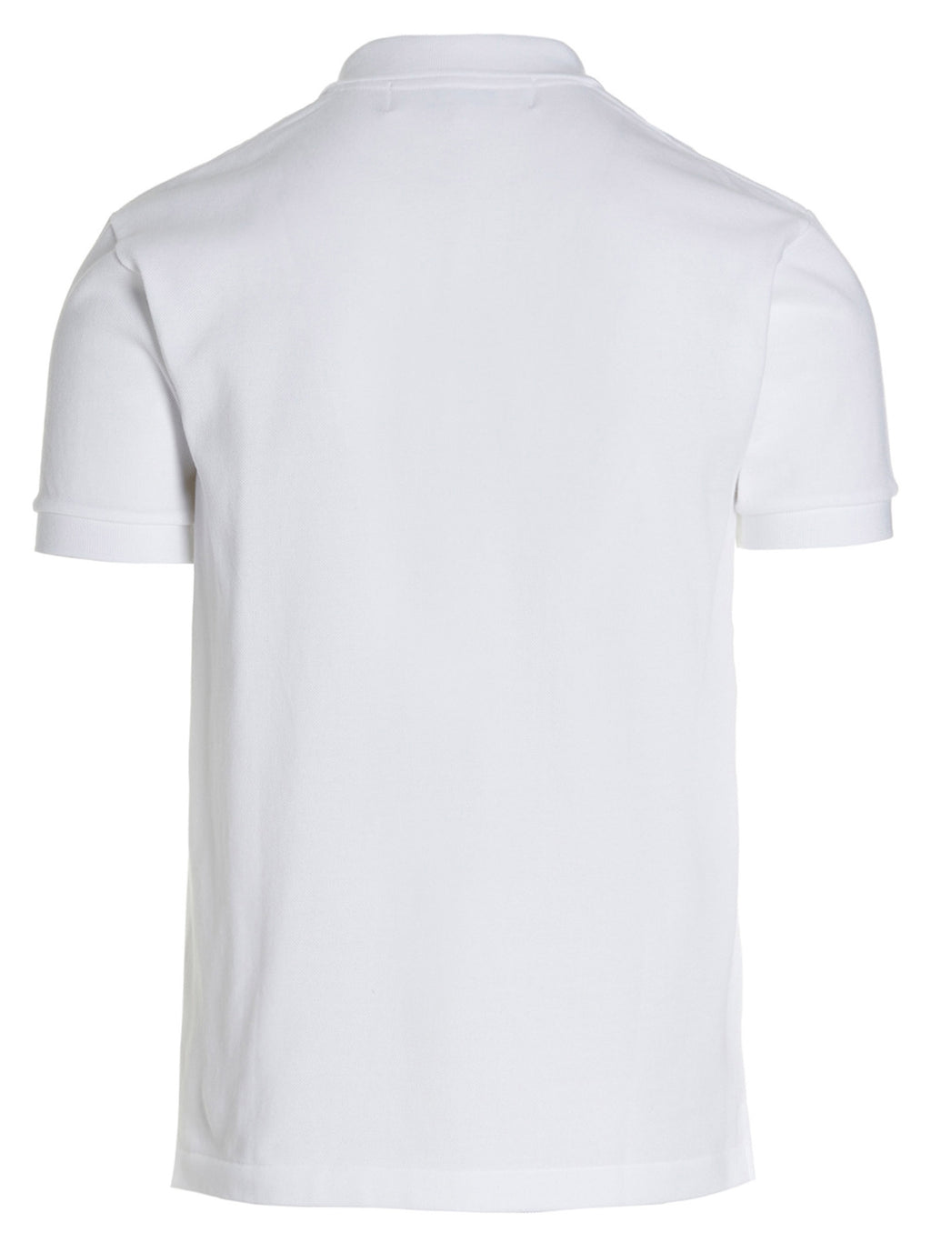 White Cotton Polo Shirt