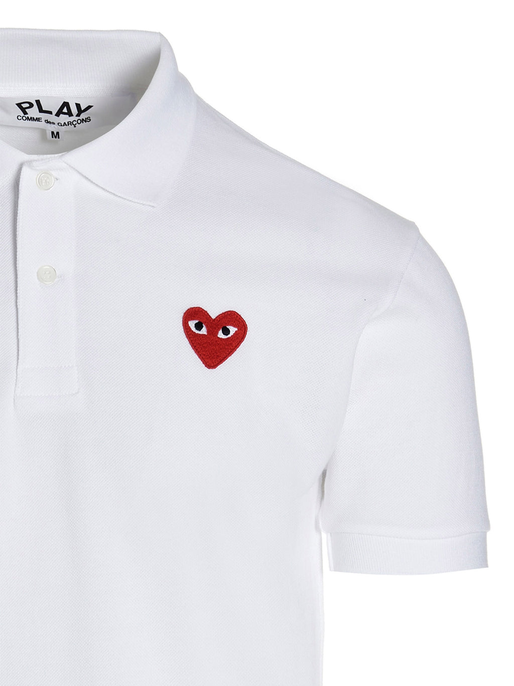 White Cotton Polo Shirt