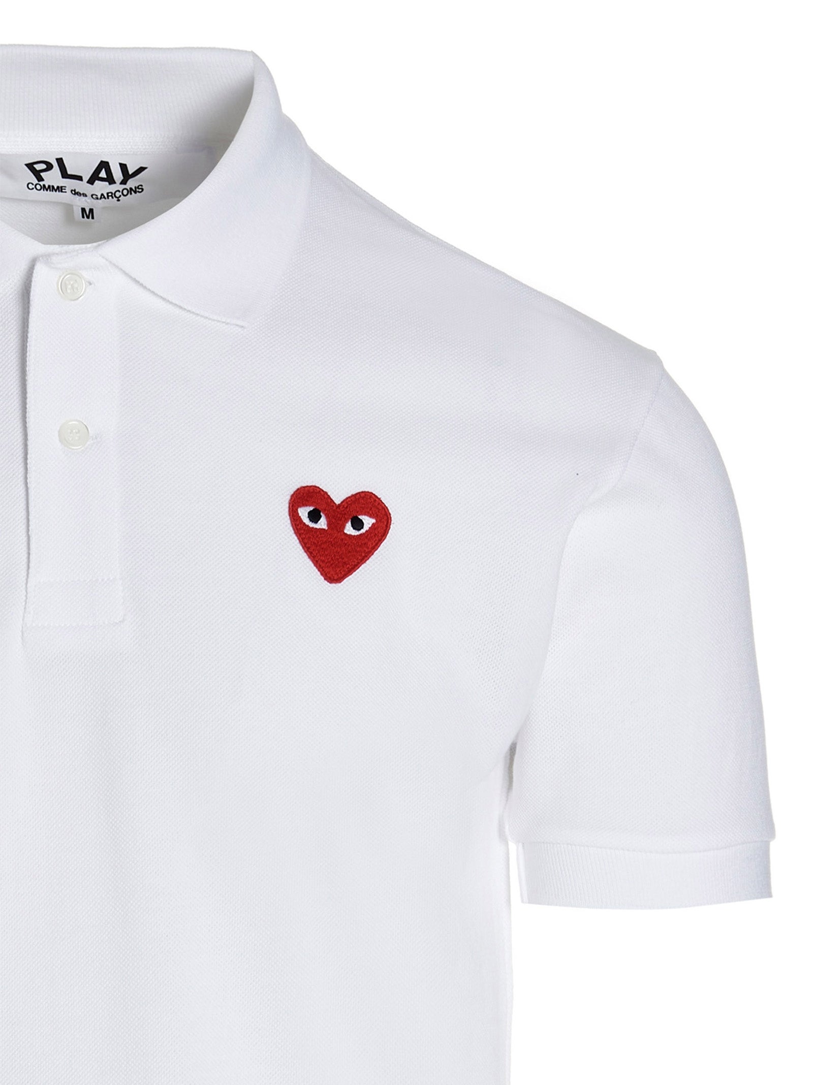 White Cotton Polo Shirt