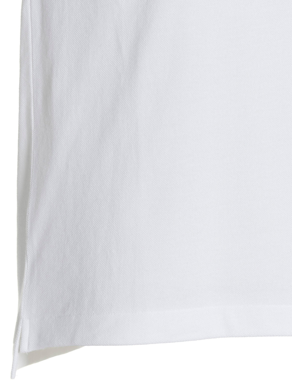 White Cotton Polo Shirt