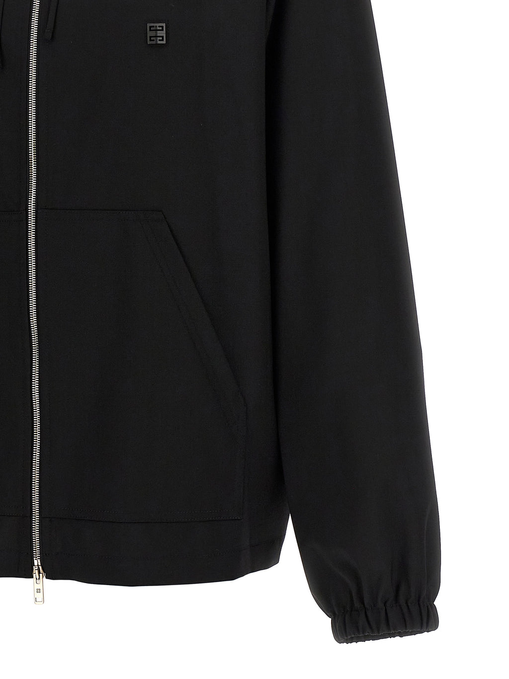 Black Virgin Wool Sweatshirt