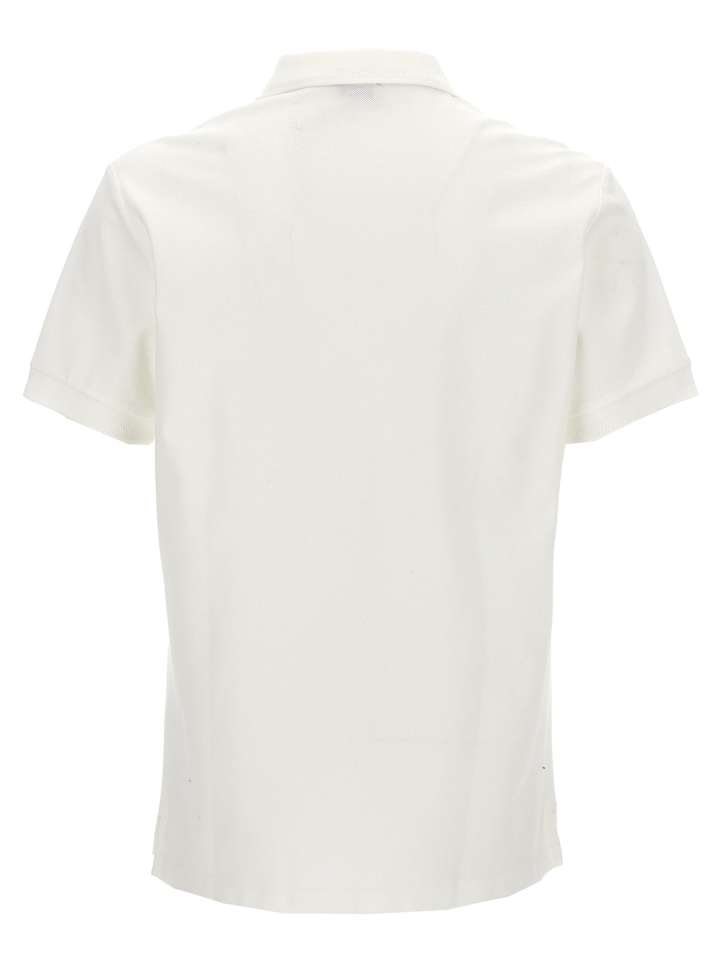 White Cotton Polo Shirt